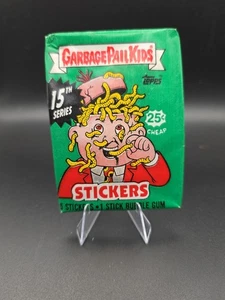 1988 GARBAGE PAL KIDS GPK 15TH SERIES TRADING CARD WRAPPER ONLY - Picture 1 of 3