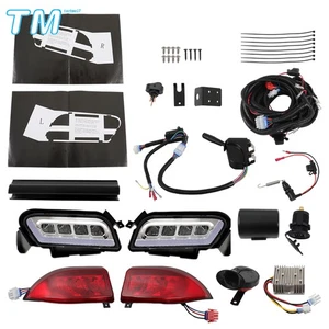 For Club Car Tempo Golf Cart LED Headlight & Tail Light Kit US 2018-2023 - Picture 1 of 12