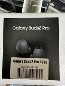 Genuine Samsung SM-R510 Galaxy Buds2 Pro Wireless Bluetooth Headphones Graphite - Picture 1 of 3