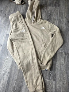 THE NORTH FACE MENS JOGGER SET HOODIE, JOGGERS BEIGE SIZE XS MAN - Picture 1 of 3