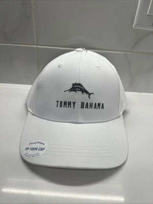 Tommy Bahama Tip Your Cap Margarita Strapback Adjustable Fit White Hat NEW - Image 1 of 4