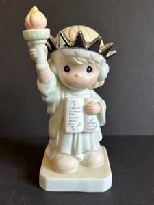 Precious Moments Statue of Liberty Girl America You're Beautiful 2001 Enesco VTG - Picture 1 of 10
