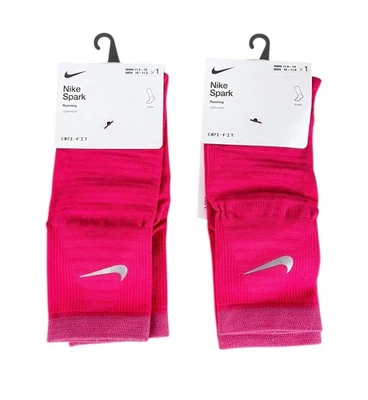 2 pares de calcetines ligeros para correr Nike Spark tobillo rosa para hombre 10-11,5 DA3588-667 Foto 1 de 4
