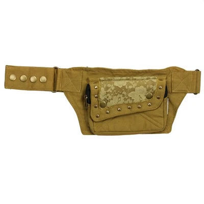 Gürteltasche Pete de Anjuna Spitze hellbraun Festival Goa Hippie Freizeit Urlaub - Bild 1 von 4