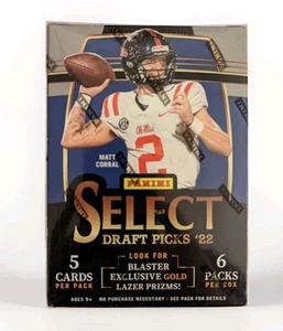 Blaster Box Calciatori Panini Select Draft Picks 2022 - Sigillato - NFL NCAA College - Foto 1 di 3