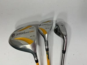 US Kinder Golf - RH Driver, Hybrid 26 *, 6 Eisen - Junior 3 Schläger - Alter 11-13 Jahre USKG - Bild 1 von 7