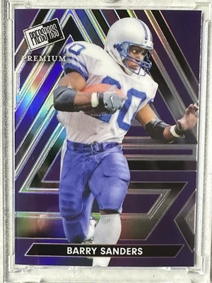 1/1 - 2024 Hoja - Press Pass Premium Barry Lijadoras Azul Prismático  Foto 1 de 2