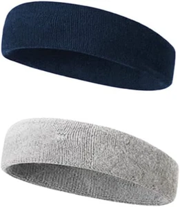 FRAINBOWZ 2PCS Sports Headband Sweat Guide Band Men'S and Women'S Fashion Run... - Picture 1 of 12