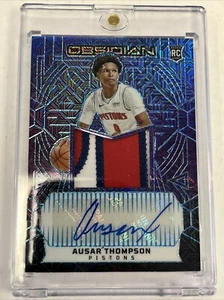 Ausar Thompson RC RPA 2023-24 Obsidian #220 Purple Flood Electric Etch Sp # 5/5! - Bild 1 von 2