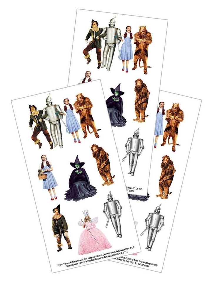 The Wizard of Oz Stickers  Planner Supply Papercraft Crafts Scrapbook Dorothy  - Image 1 of 1