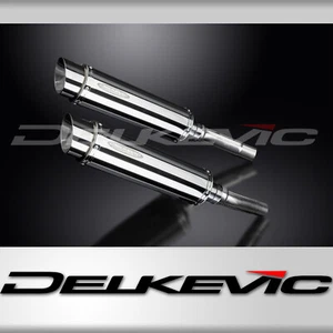 Ducati Monster 620 2002-2006 Slip On 14" Round Stainless Exhaust Muffler Kit - Picture 1 of 5