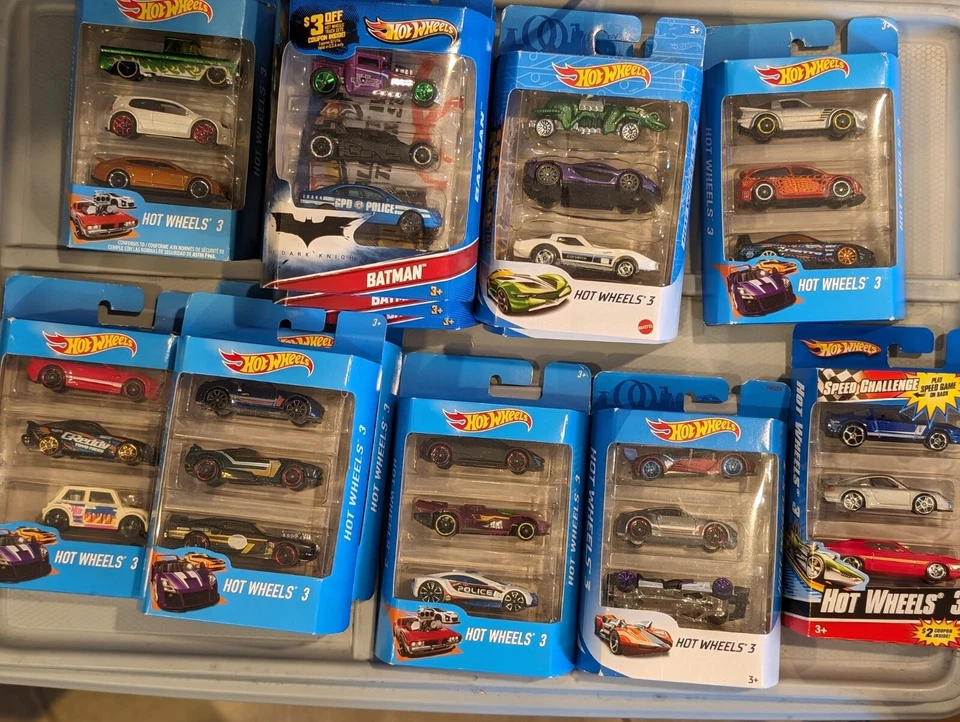 Hot Wheels You Pick 3 Packs, Batman, Speed Challenge, More! List Updated 10/21 - Image 1 of 1