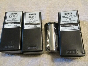 LOT (3) NEW in BOX Nikken Collet Sleeve KM32-3/4 -1 CCK32-1 Milling Chucks - Picture 1 of 4