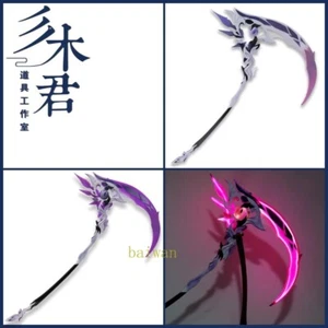 Honkai: Star Rail Castorice Can Emitir Luz Disfraz Cosplay Arma Hoz Madera EVA - Imagen 1 de 14