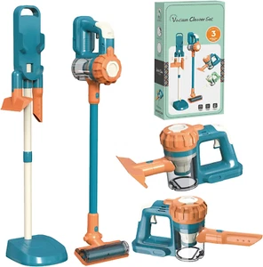 3-In-1 Kids Vacuum That Really Works, Toddler Toy Vacuum Cleaning Set for Childr - Picture 1 of 7