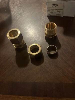 Midwest Fastener 34496 Compression Pipe Connector 2 Pack - Image 1 of 3