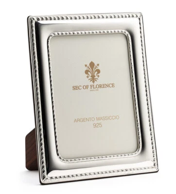 Marco de fotos de plata esterlina 925 maciza de 5"x3,5"* 7181/9x13 EE. UU. Foto 1 de 4