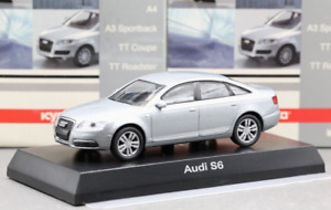 Kyosho 1/64 Audi Collection 1 Audi S6 5.2 FSI Quattro (C6/4F) 2008 Silver