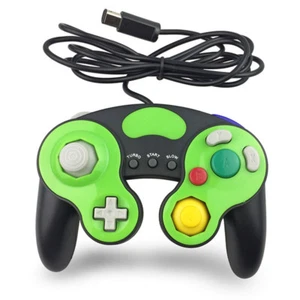 Wired Handheld Gamepad(Green)Joystick For Nintendo Gamecube Controller NGC - Picture 1 of 2