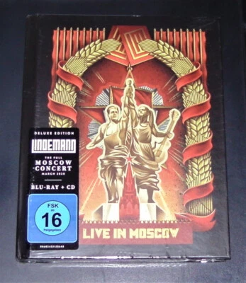 LINDEMANN LIVE IN MOSCOW  LIMITIERTE DELUXE DIGIBOOK EDITION BLU RAY + CD NEU - Bild 1 von 4