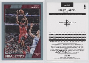 2016-17 Panini NBA Hoops Silver /99 James Harden #116