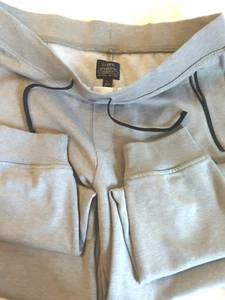 J.Crew Pants Men L Gray Sweatpants Joggers Authentic Fleece Cotton Blend Comfort - Picture 1 of 9