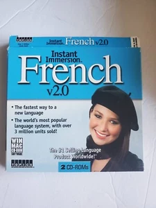 Instant Immersion French v2.0 PC & Mac 2 CD-Rom Educational/Learning - Picture 1 of 5