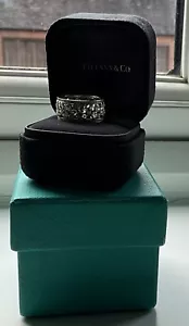 Tiffany & Co Cobblestone 2.10ct Diamond Band Platinum Ring - Picture 1 of 13