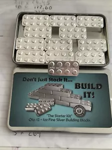 1 oz Monarch Building Block Silver Bar Starter Kit (12-Piece, New) - Picture 1 of 1