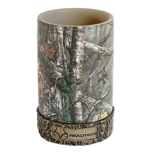 Realtree Xtra 4 Tumblers Cups Resin Country Mountain Cabin Camo Green Black Rust - Picture 1 of 1