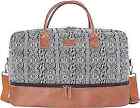  Weekender Travel Bag for Women - Bohemian Style Duffle Carry-On Luggage with 