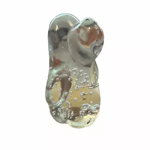 Pisapapeles de vidrio transparente orejas largas para perros - Imagen 1 de 6