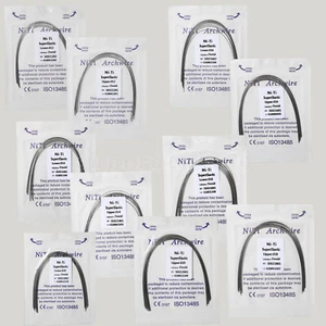 USA Dental Orthodontic Niti Arch Wire Super Elastic Ovoid Form Round 10pcs/pack - Picture 1 of 55