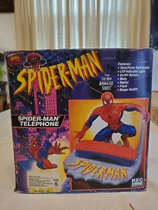 Vintage 1994 Marvel The Amazing Spider-Man Telephone New Open Box Model SST-200 - Picture 1 of 5