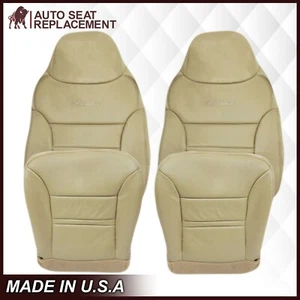 Ford Excursion Limited XLT 2000 2001 fundas de asiento de cuero bronceado - elige parte inferior trasera - Imagen 1 de 20