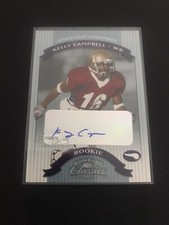 2002 Donruss Classics Significant Signatures 164 /250 Kelly Campbell Rookie Auto
