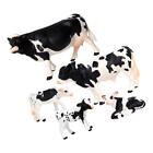 Set Of 5 Cow Garden Deco Decoration Decoration Animal Decor Gift Toy For