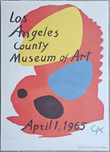 Alexander Calder Sammlerstück Los Angeles County Museum of Art 2013 Poster LACMA - Bild 1 von 3