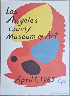 Alexander Calder Sammlerstück Los Angeles County Museum of Art 2013 Poster LACMA - Bild 1 von 3