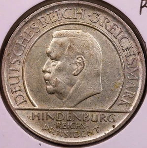 1929-G Germany Weimar Republic 3 Reichsmark ***RARE ORIGINAL COIN*** - Picture 1 of 2