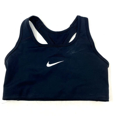 Nike Dri-Fit Compression Sports Bra Wojmens Small Black Racerback Gym CJ5949-010 - Image 1 of 4