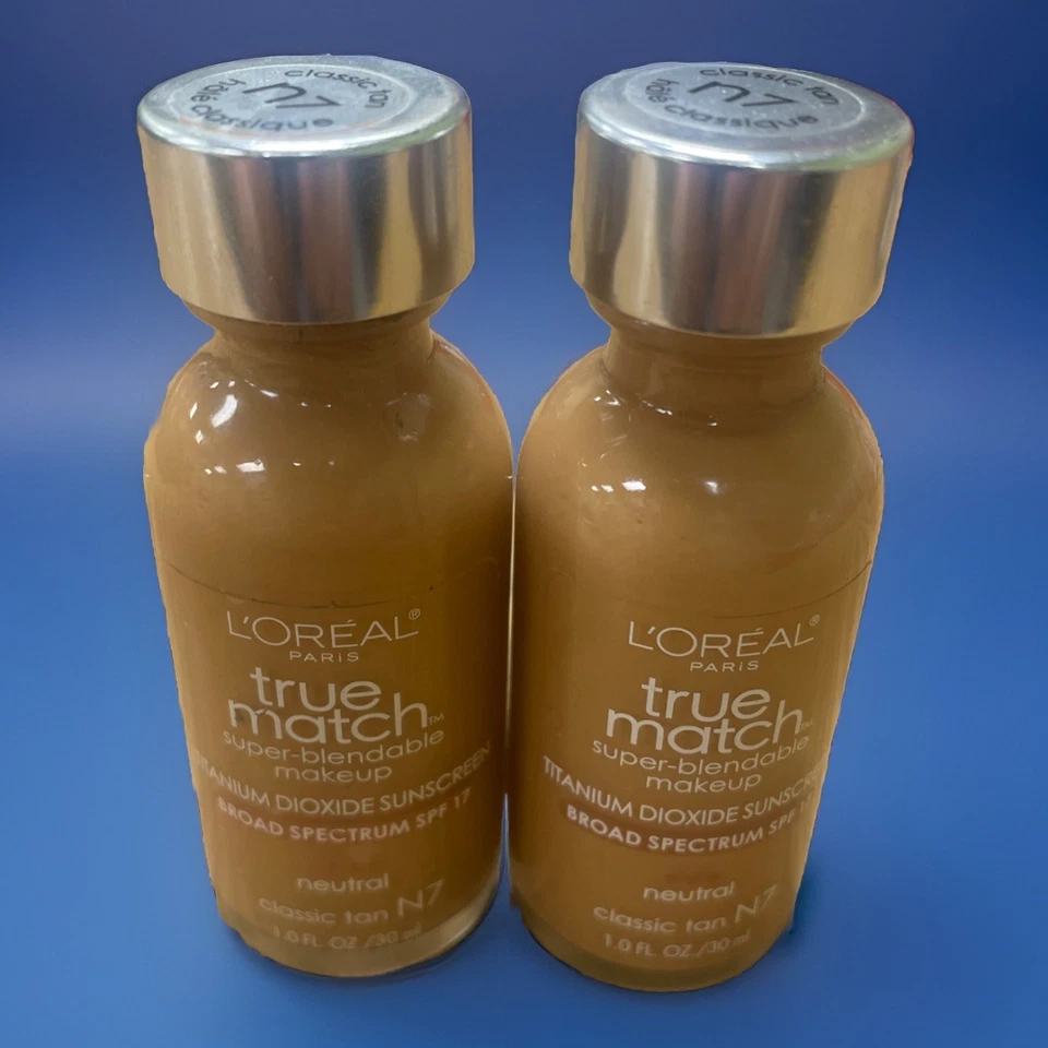 Loreal True Match Super Blendable Foundation N7 Classic Tan Neutral 2 Bottles - Image 1 of 1