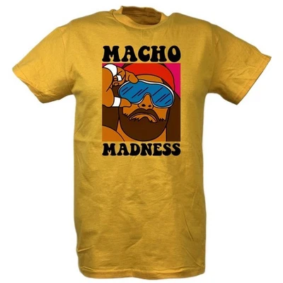 Macho Man Randy Savage Madness Yellow Mens T-shirt - Image 1 of 4