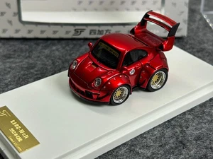 SJF 1/64 Resin Car Model Porsche RWB 993 Q Car Toy Gift Collection - Picture 1 of 9