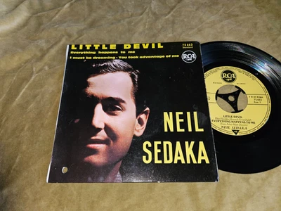 NEIL SEDAKA - LITTLE DEVIL - RARE 1961 FRENCH RCA 75 663 4 TRACK EP -Ex+/Vg++ - Image 1 of 4