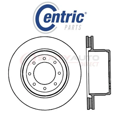 Centric C-TEK Disc Brake Rotor for 2005-2012 Ford F-350 Super Duty 5.4L 6.0L am Foto 1 de 4