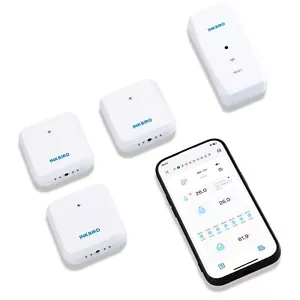 3PCS Wireless Temperature Humidity Sensor wifi gateway Portable Smart Sensor APP - Picture 1 of 9