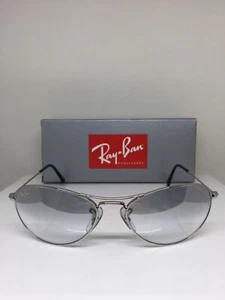 New Ray Ban 3172 Sunglasses RB 3172 Sunglasses C. 003/3G Shiny Silver 60mm Italy - Picture 1 of 12