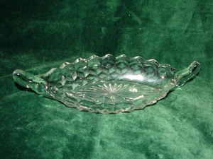 Elegante plato clásico en forma de barco American Fostoria - Imagen 1 de 2