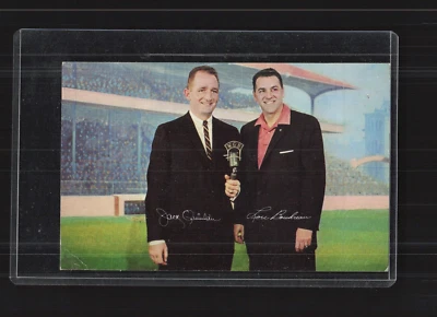 Postal de Jack Quinlan y Lou Boudreau 1959 anunciadores de los Chicago Cubs publicada 1959 Foto 1 de 3